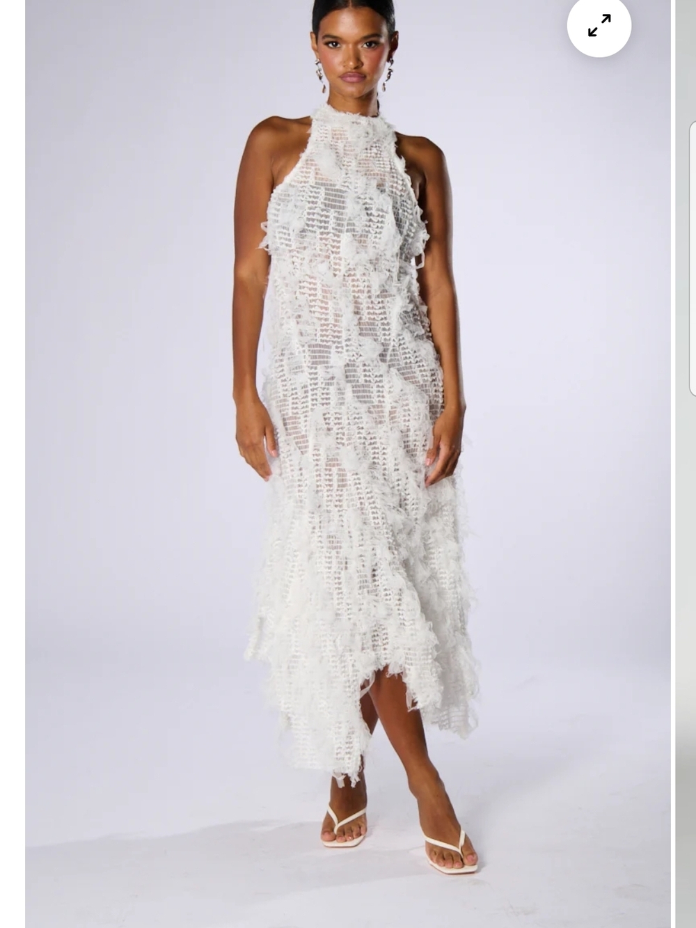AKIRA Mesh Maxi Dress